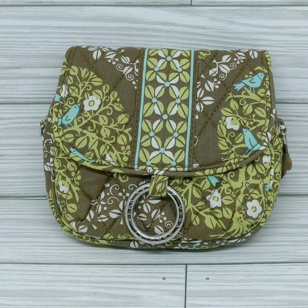 Vera Bradley Floral Design Quilted Casual Purse Size Small